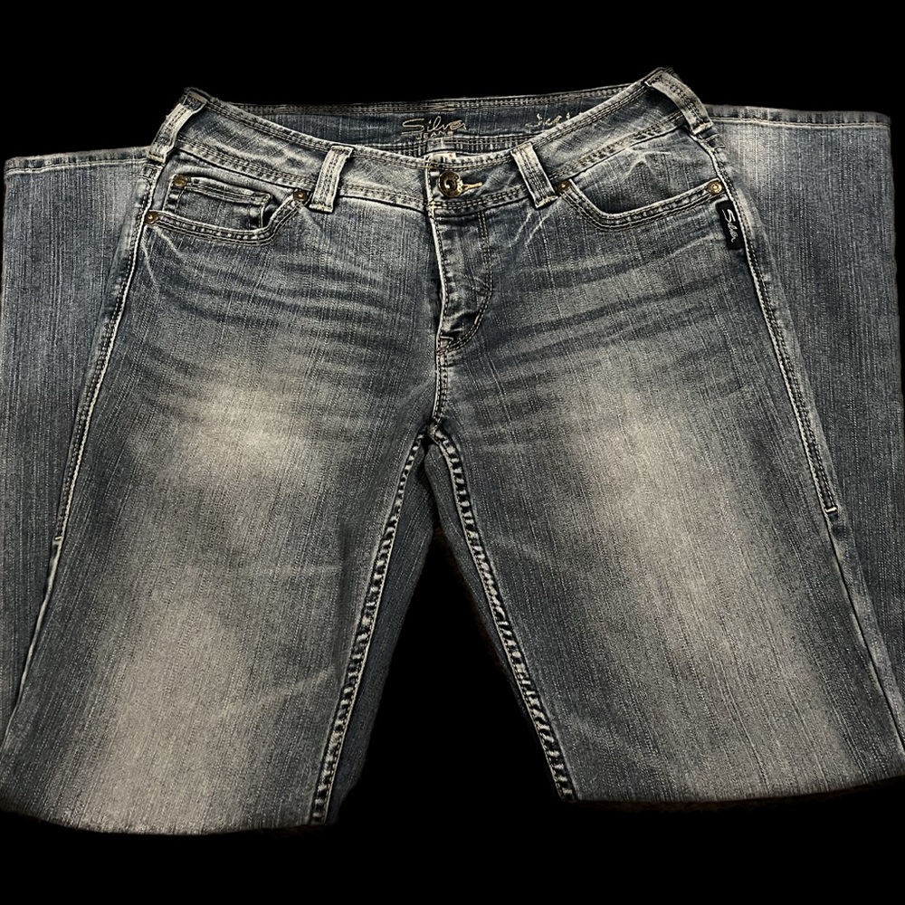 Womans Silver Jeans Western Glove Works